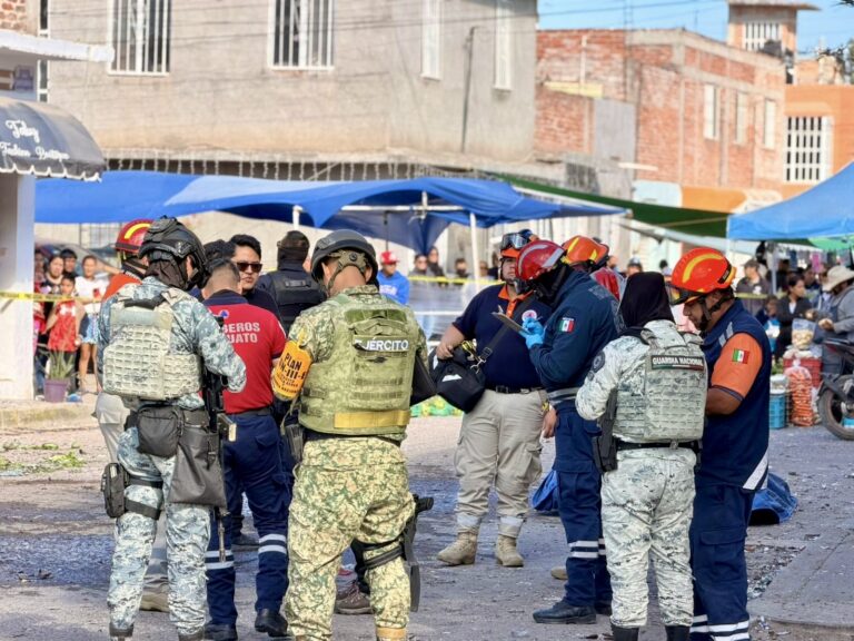 Explota pirotecnia en tianguis de Irapuato