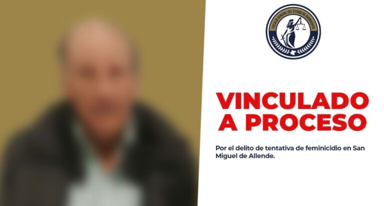 Vinculan a proceso a Gerardo por tentativa de feminicidio en San Miguel de Allende