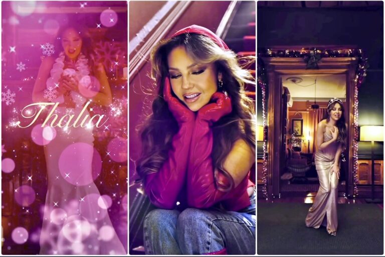 THALÍA ADELANTA LA NAVIDAD CON EL ESTRENO DE SU NUEVO TEMA “SANTA (CRUSH ON YOU / TENGO UN CRUSH CONTIGO)”