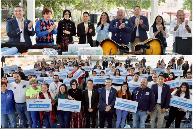 DIF Estatal y Nuevo Comienzo entregan equipamiento a centro Nuevo Amanecer