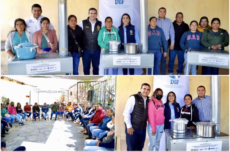 Entrega DIF Estatal estufas ecológicas a habitantes de 17 comunidades