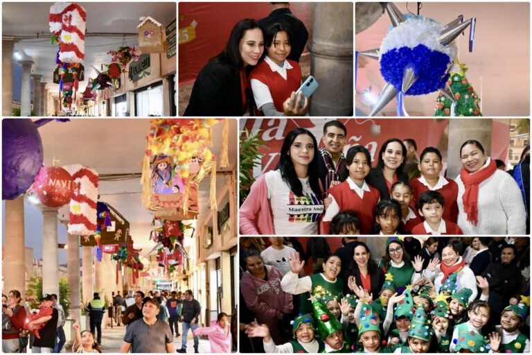 FOMENTAN SANA CONVIVENCIA CON CONCURSO DE PIÑATAS