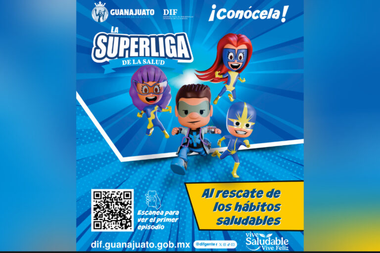 Estrenan serie animada de la Superliga de la Salud con superhéroes al rescate de los hábitos saludables