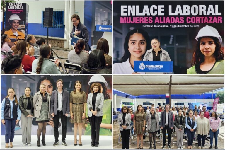 Enlace Laboral “Mujeres Aliadas” conecta talento femenino con 200 vacantes en Cortazar