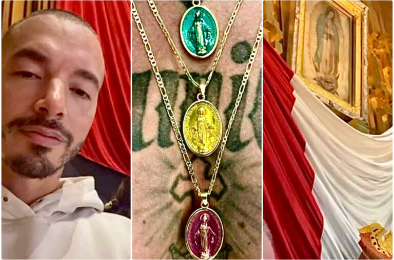 J BALVIN VISITA LA BASÍLICA DE GUADALUPE Y SORPRENDE A PEREGRINOS EN PLENA VÍSPERA GUADALUPANA