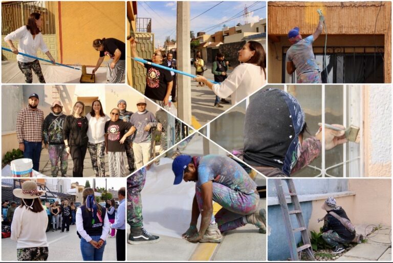 CONTINÚA EMBELLECIMIENTO DE FACHADAS EN COLONIAS DE IRAPUATO