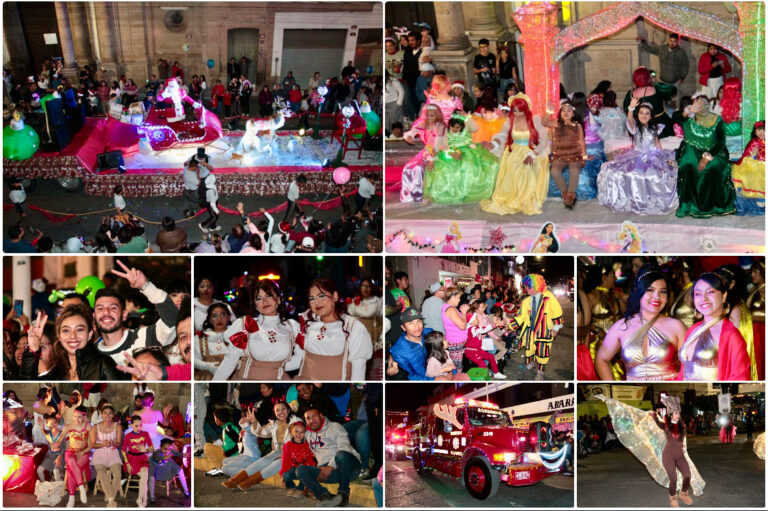 IRAPUATENSES DISFRUTAN DE “LA MAGIA DE SANTA” POR PRINCIPALES CALLES DE LA CIUDAD