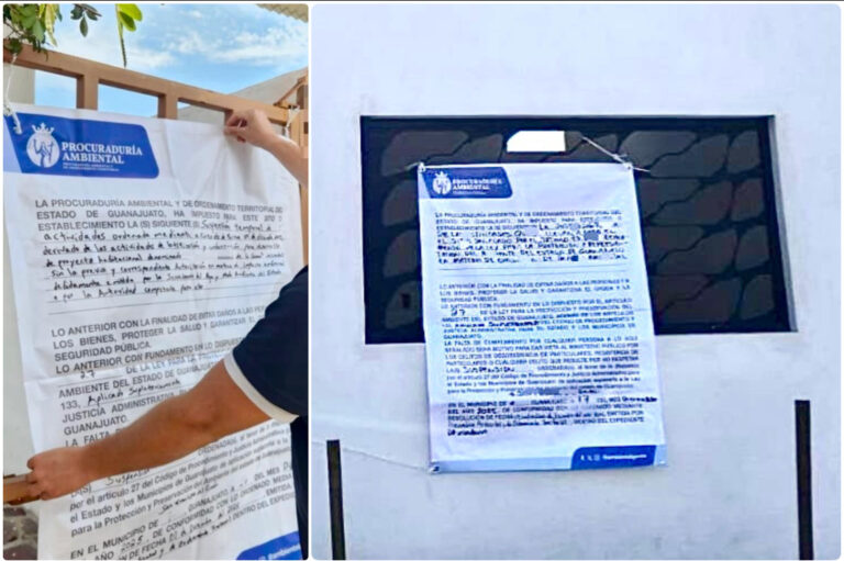 PAOT suspende actividades de fraccionamientos en el ANP Presa La Purísima