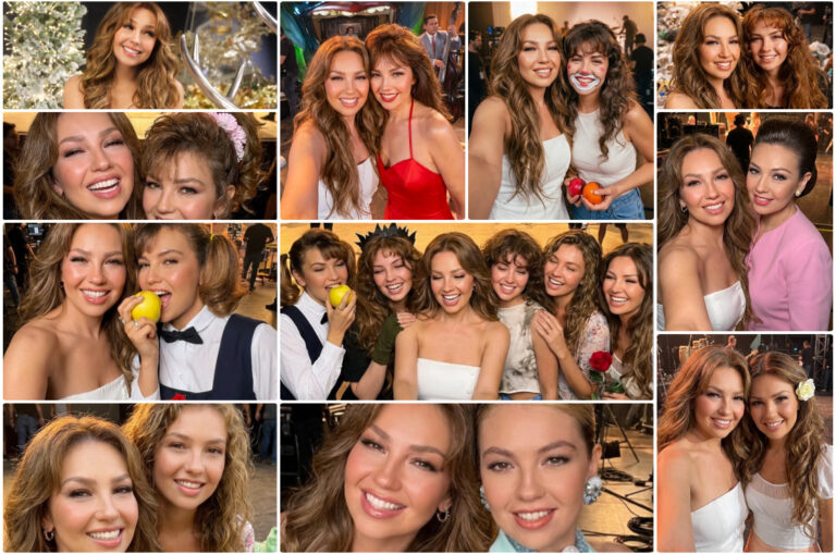 THALÍA SE REENCUENTRA CON SUS PERSONAJES MÁS ICÓNICOS GRACIAS A LA INTELIGENCIA ARTIFICIAL