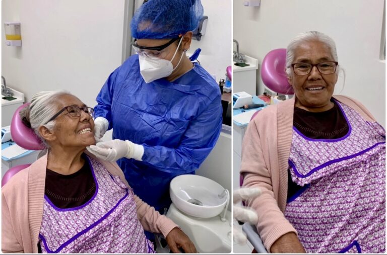 Doña Ofelia recupera su sonrisa y salud bucal gracias al programa Grandes Sonrisas del DIF Estatal