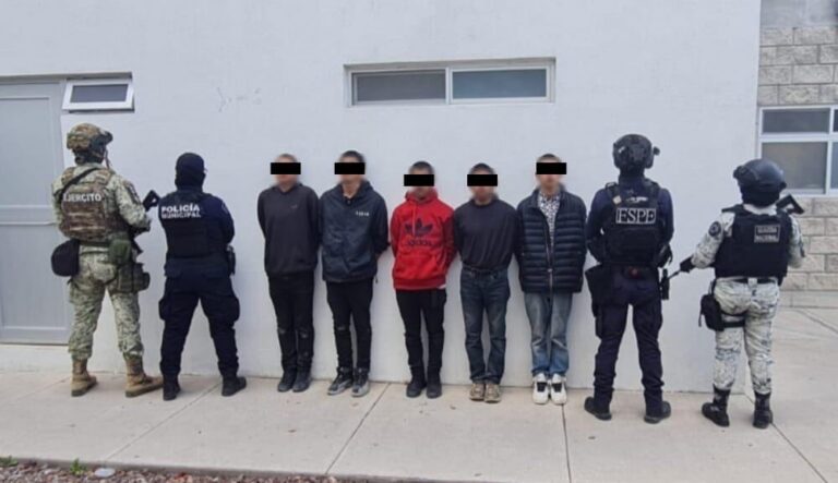 Detiene Secretaría de Seguridad y Paz a cinco presuntos generadores de violencia en San José de Iturbide
