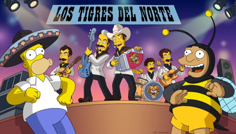 Los Tigres del Norte harán historia al aparecer en Los Simpson