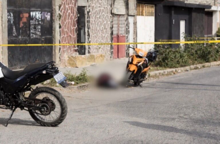 Matan a motociclista mientras circulaba por calles de colonia La Loma