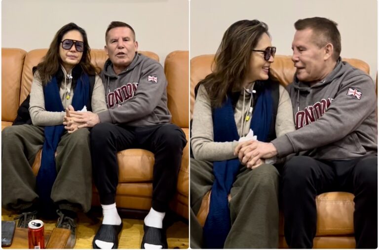 JULIO CÉSAR CHÁVEZ VISITA A YOLANDA ANDRADE Y CONFIRMA QUE SE ENCUENTRA BIEN DE SALUD