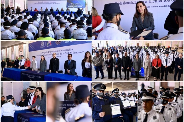 AVANZA PROFESIONALIZACIÓN DE POLICÍAS EN IRAPUATO
