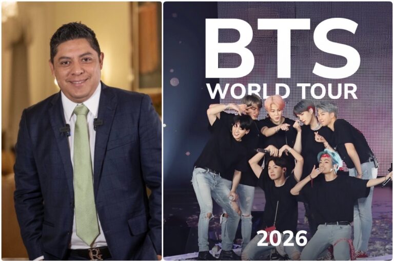 GOBERNADOR DE SAN LUIS POTOSÍ BUSCA TRAER A BTS A LA ARENA POTOSÍ