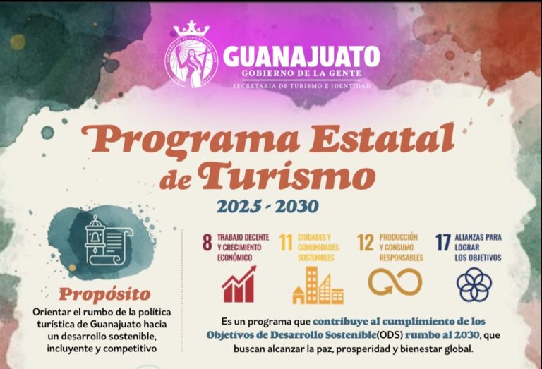 Así se promocionará a Guanajuato en el Gobierno de la Gente con el Programa Estatal de Turismo 2025–2030