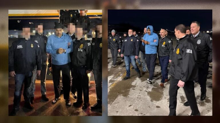 Liberan primeras fotos y videos de Nicolás Maduro detenido en NY