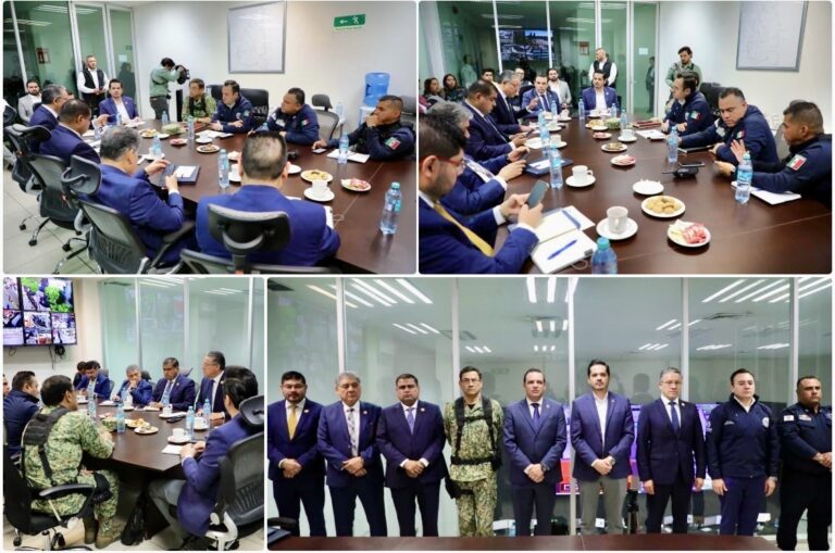 Refuerzan coordinación estatal, federal y municipal para fortalecer la seguridad en Salamanca