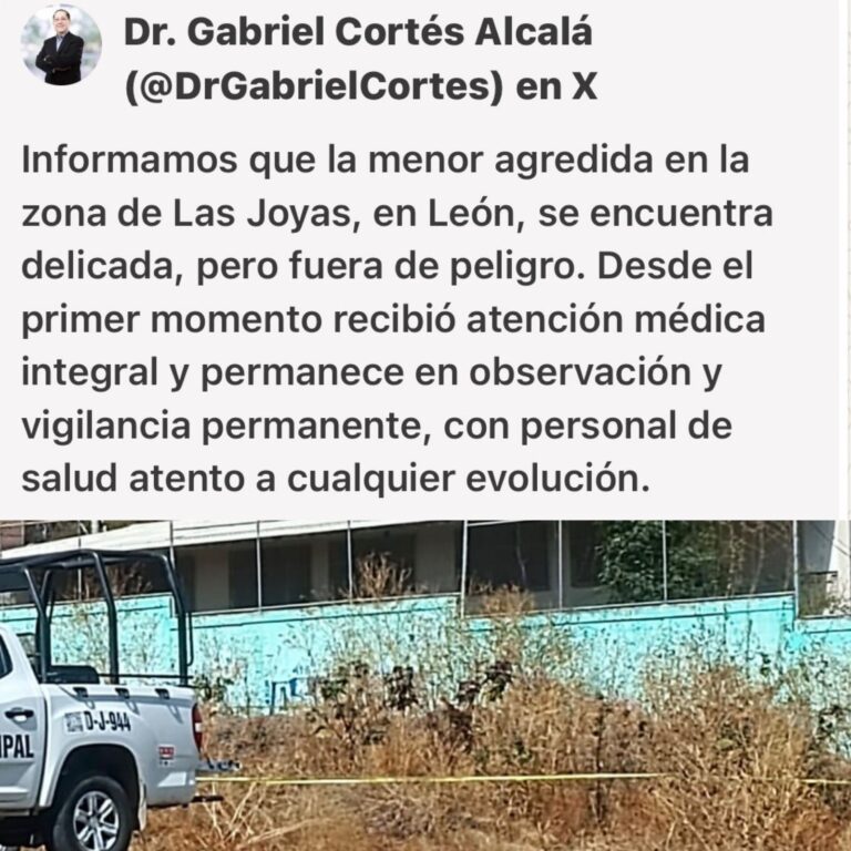 Confirman estado delicado de menor atacada camino a secundaria en León; permanece bajo vigilancia médica