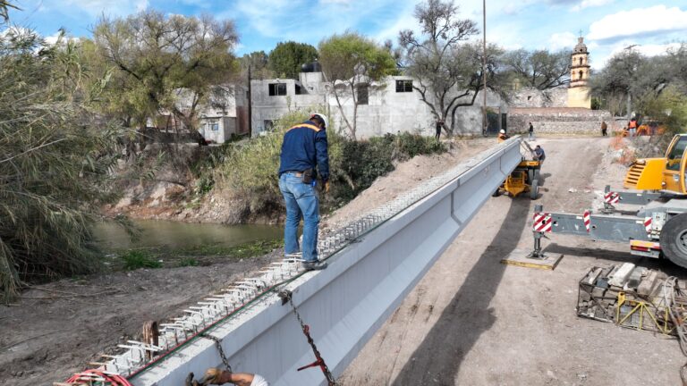 Avanza Puente San Miguelito que conecta comunidades del norponiente de San Miguel de Allende