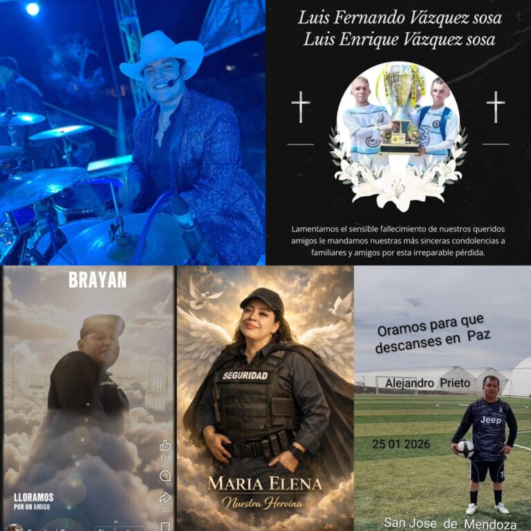 Despiden en redes sociales a  víctimas de la masacre en Salamanca