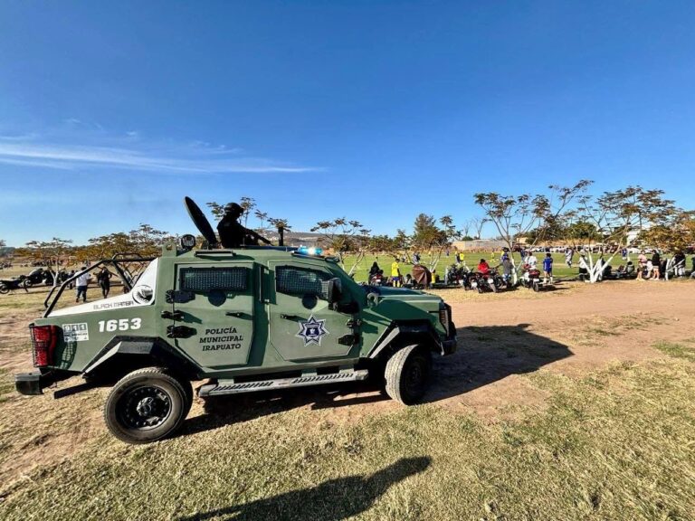 Policía de Irapuato refuerza seguridad en campos deportivos