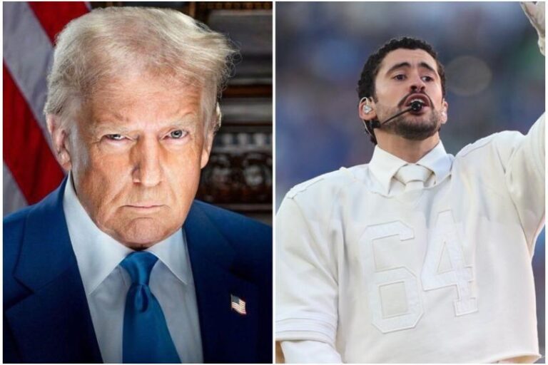 “El baile es repugnante”: Donald Trump critica show de Bad Bunny en el Super Bowl
