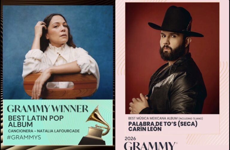 CARÍN LEÓN Y NATALIA LAFOURCADE GANAN EL GRAMMY Y PONEN EN ALTO A MÉXICO