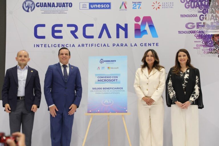 Con CercanIA, Guanajuato avanza en la Transformación Digital aprovechando la Inteligencia Artificial
