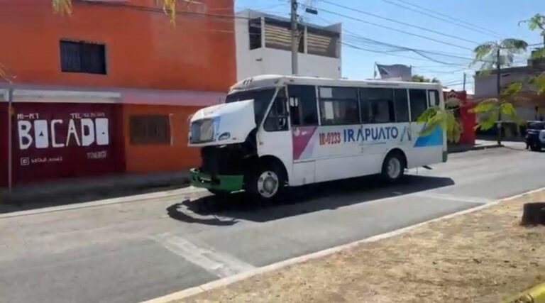 Se restablece servicio de transporte público en Irapuato tras mejora en condiciones de seguridad