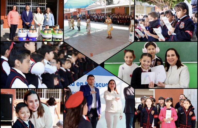 VISITAN PRIMARIA CUAUHTÉMOC CON PROGRAMA ‘LA PRESIDENTA EN TU ESCUELA’