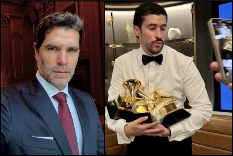 EDUARDO VERÁSTEGUI ARREMETE CONTRA BAD BUNNY TRAS SU DISCURSO EN LOS GRAMMY