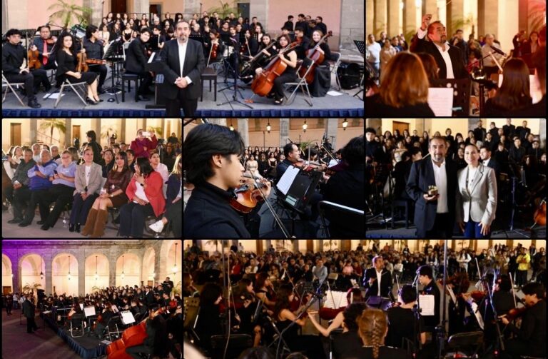 FILAMÓNICA MAHLER DESLUMBRA EN PATIO DE LA PRESIDENCIA CON “CARMINA BURANA”