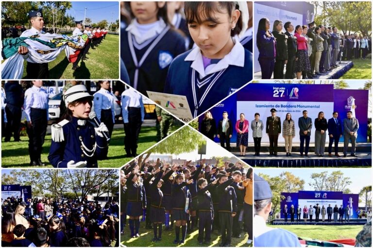 IRAPUATO FORTALECE SU IDENTIDAD Y VALOR EN ACTO CÍVICO