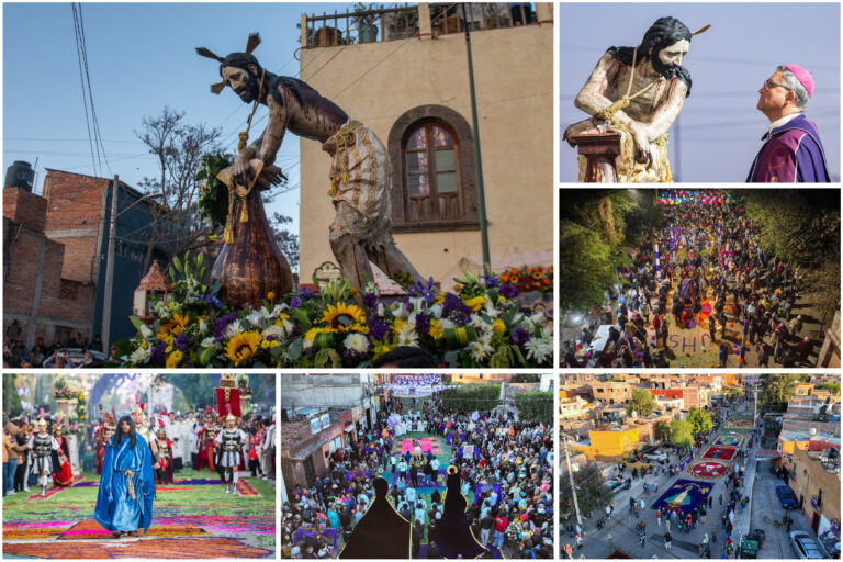 San Miguel de Allende vive con éxito y seguridad la tradicional traída del Señor de la Columna