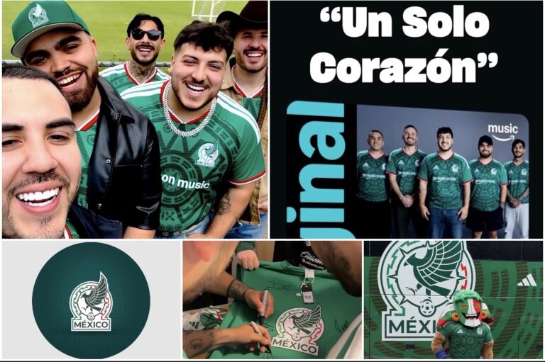 GRUPO FRONTERA SE SUMA AL MUNDIAL 2026 CON “UN SOLO CORAZÓN”, TEMA PARA LA SELECCIÓN MEXICANA