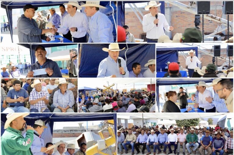 Fortalece Gobierno de la Gente apoyo al campo con entrega de incentivos a productores de Acámbaro.