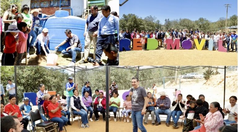 Instala DIF Estatal sistemas de captación de agua para niñas y niños de escuelas en localidades