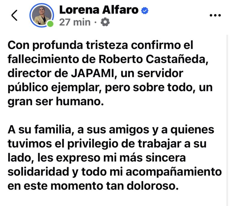 “No habrá impunidad”: Alcaldesa de Irapuato condena asesinato de director de JAPAMI