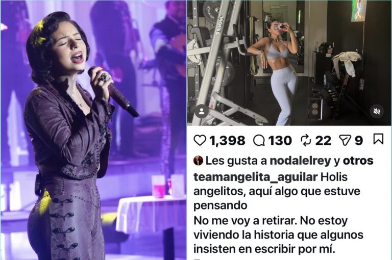 ÁNGELA AGUILAR DESMIENTE SU RETIRO Y ENVÍA CONTUNDENTE MENSAJE TRAS EL ESCÁNDALO