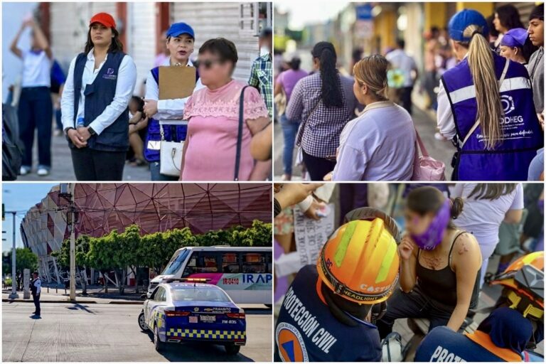 SIN INCIDENTES MAYORES CONCLUYEN LABORES DE ACOMPAÑAMIENTO EN LA CONMEMORACIÓN DEL DÍA INTERNACIONAL DE LA MUJER