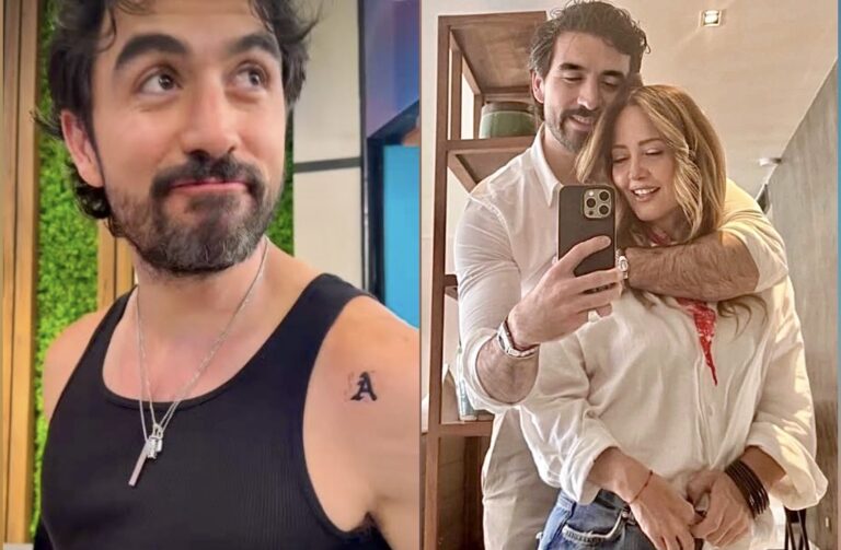 LUIS CARLOS ORIGEL SE TATÚA EN HONOR A ANDREA LEGARRETA