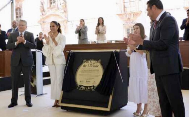 Conmemoran los 200 años de San Miguel Allende como ciudad