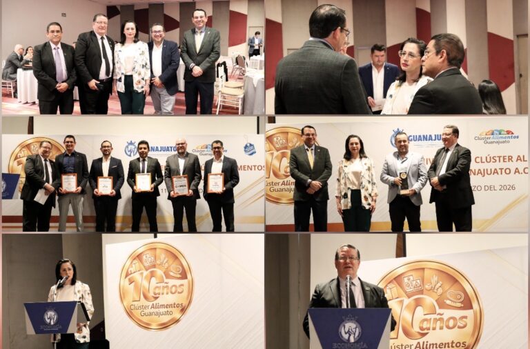 Conmemoran el 10° aniversario del Clúster Alimentos de Guanajuato