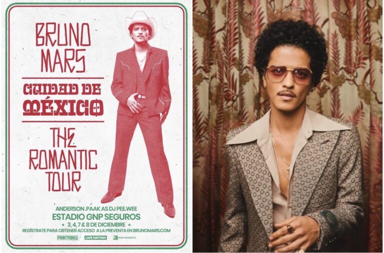 REVELAN PRECIOS DE BOLETOS PARA CONCIERTOS DE BRUNO MARS EN MÉXICO
