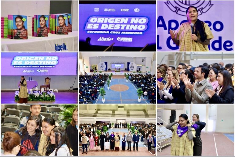 Eufrosina Cruz inspira a apaseenses en el cierre de actividades conmemorativas por el Día Internacional de la Mujer