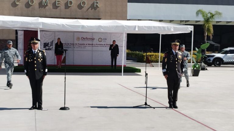 Toma protesta comandante de la 3ra coordinación de Guardia Nacional