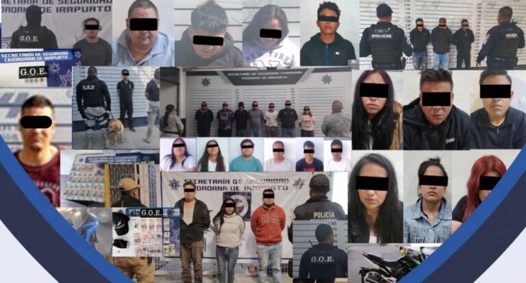 Detienen a 308 personas en operativos de seguridad; 99 fueron puestas a disposición del MP