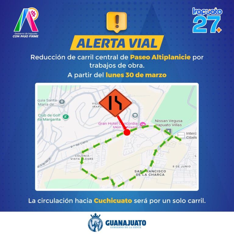 HABRÁ AJUSTES TEMPORALES EN CIRCULACIÓN DE BULEVAR A VILLAS